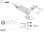 Bosch 3 601 G94 200 Gws 12-125 Ciep Angle Grinder 230 V / Eu Spare Parts